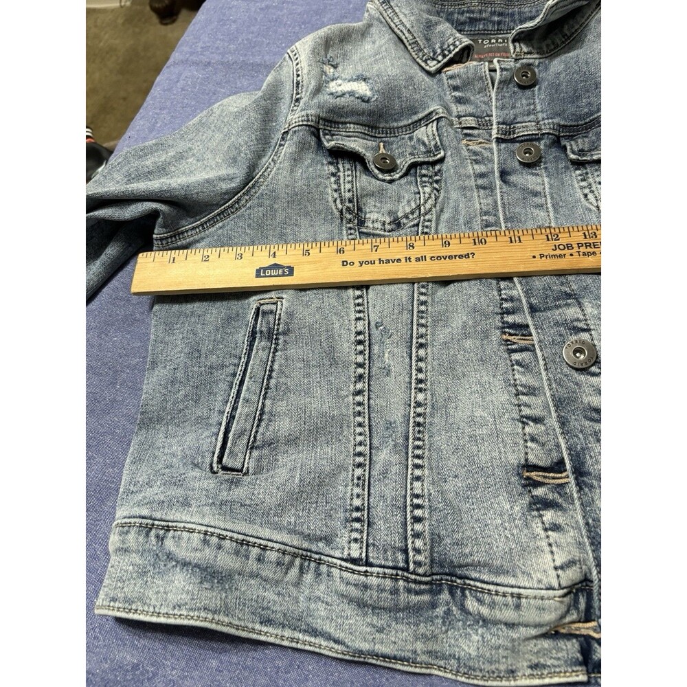 Torrid Denim Jacket Size 1 - Picture 11 of 16